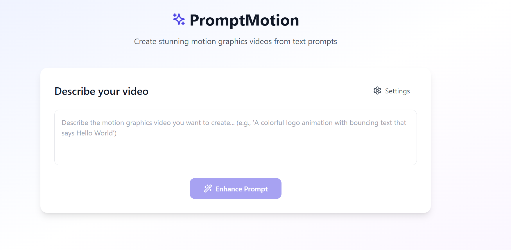 PromptMotion - Advanced prompt management system